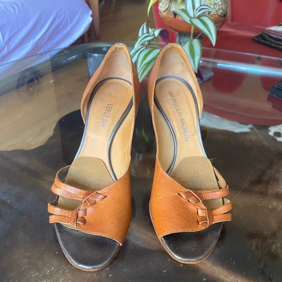 💕Manuela Morin Leflesh  Stiletto Pumps 38 - Picture 4 of 7